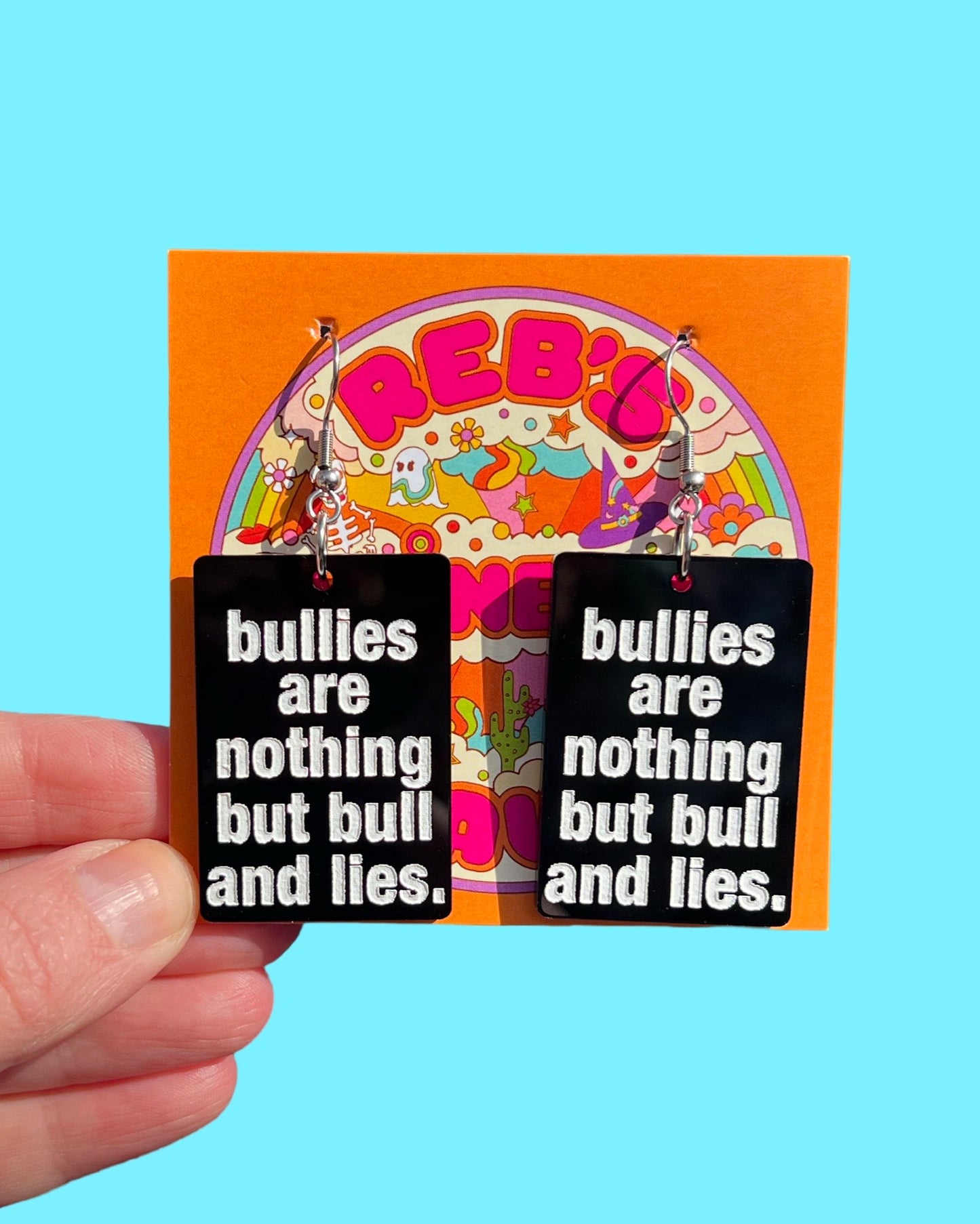 Dr. Ricken Hale Quote Earrings