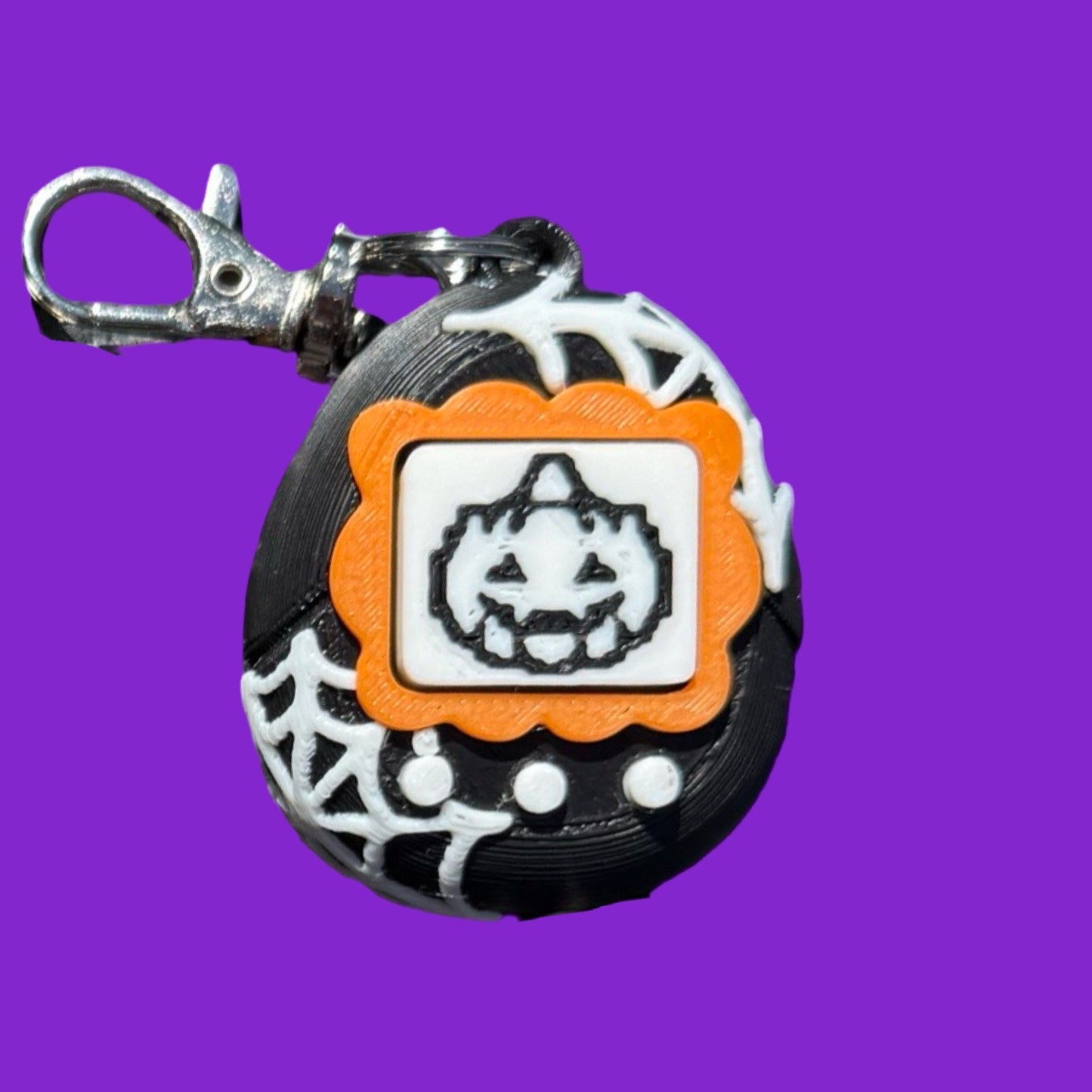 90s Virtual Pet Halloween Clicker Keychain
