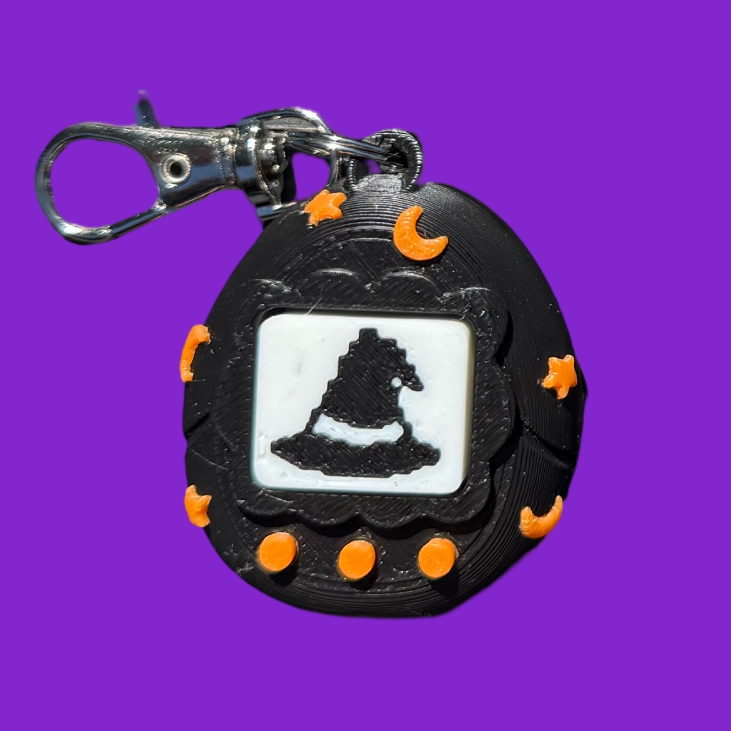 90s Virtual Pet Halloween Clicker Keychain