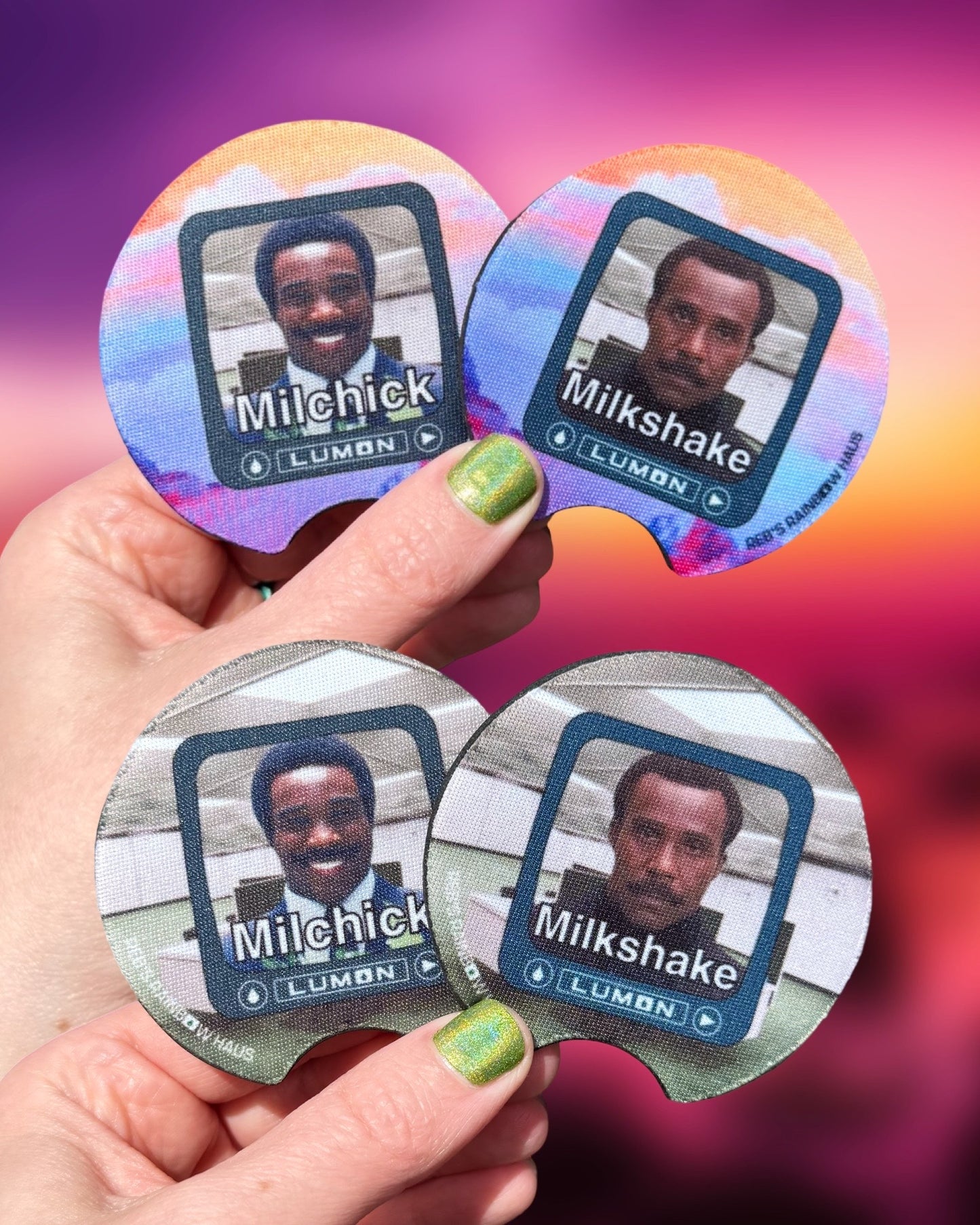 Milkshake Car Coasters