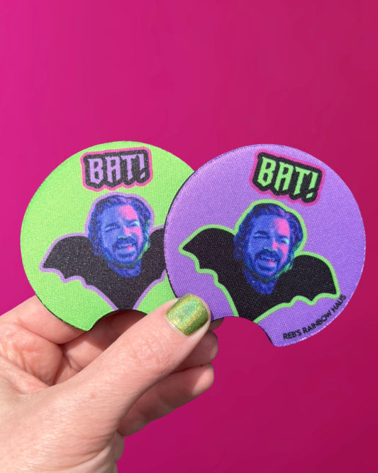 BAT! Car Coasters