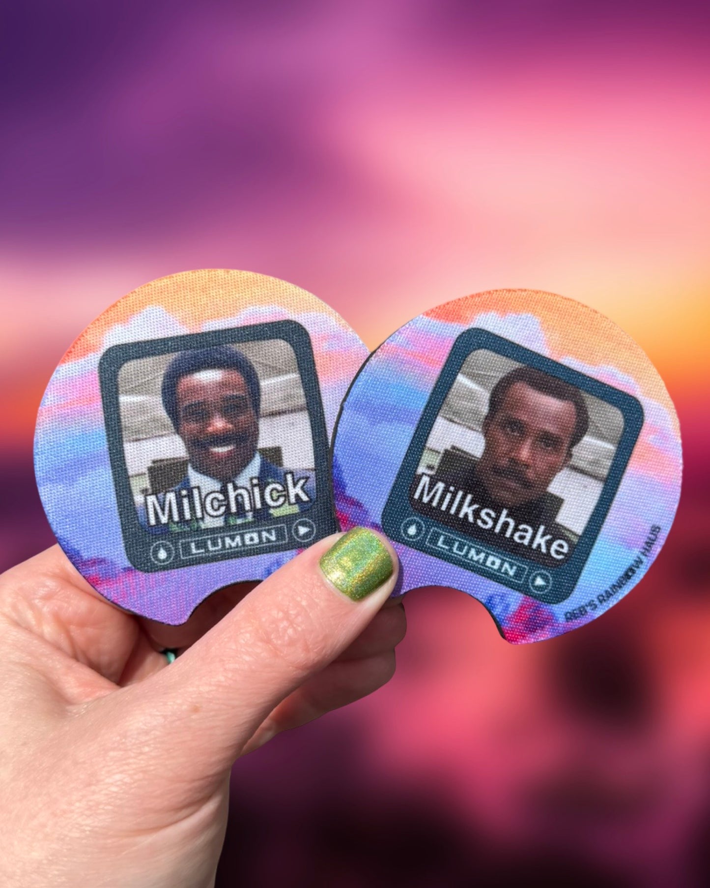 Milkshake Car Coasters