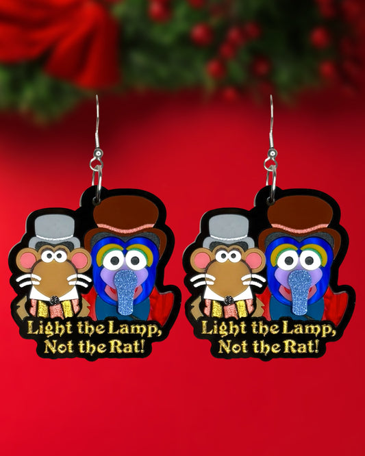 Not The Rat! Statement Earrings