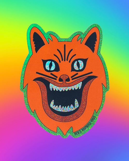 Orange Cat Sticker