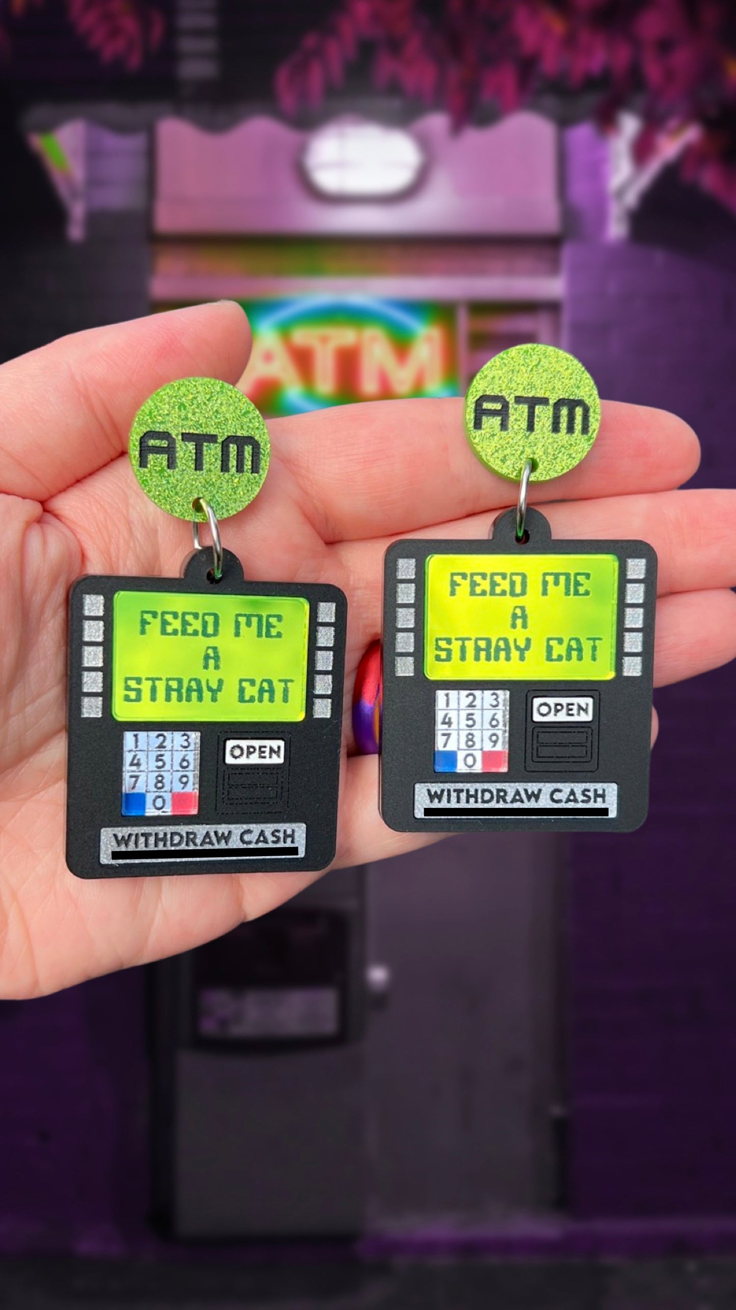 *PRE-ORDER* Feed Me A Stray Cat Earrings