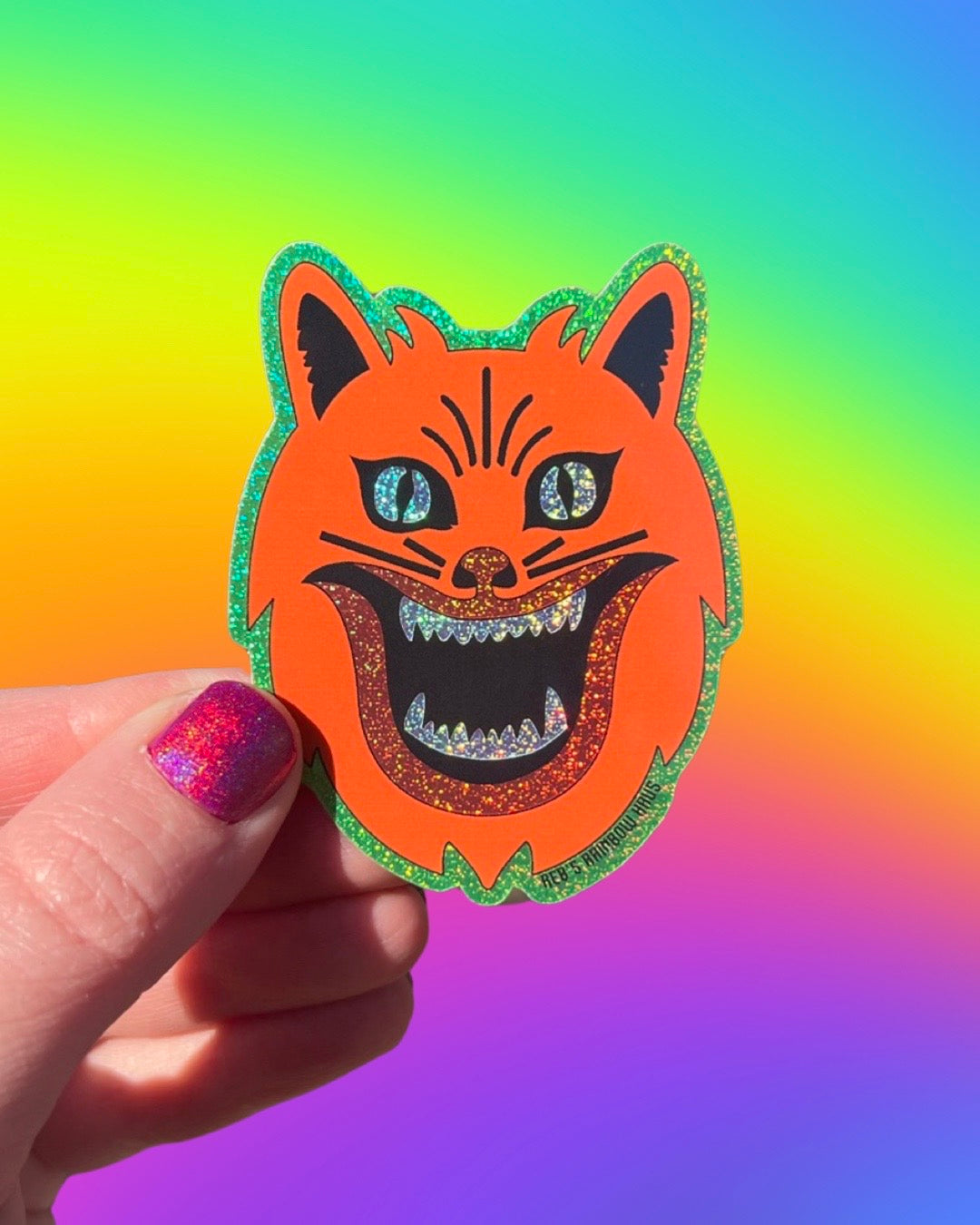 Orange Cat Sticker