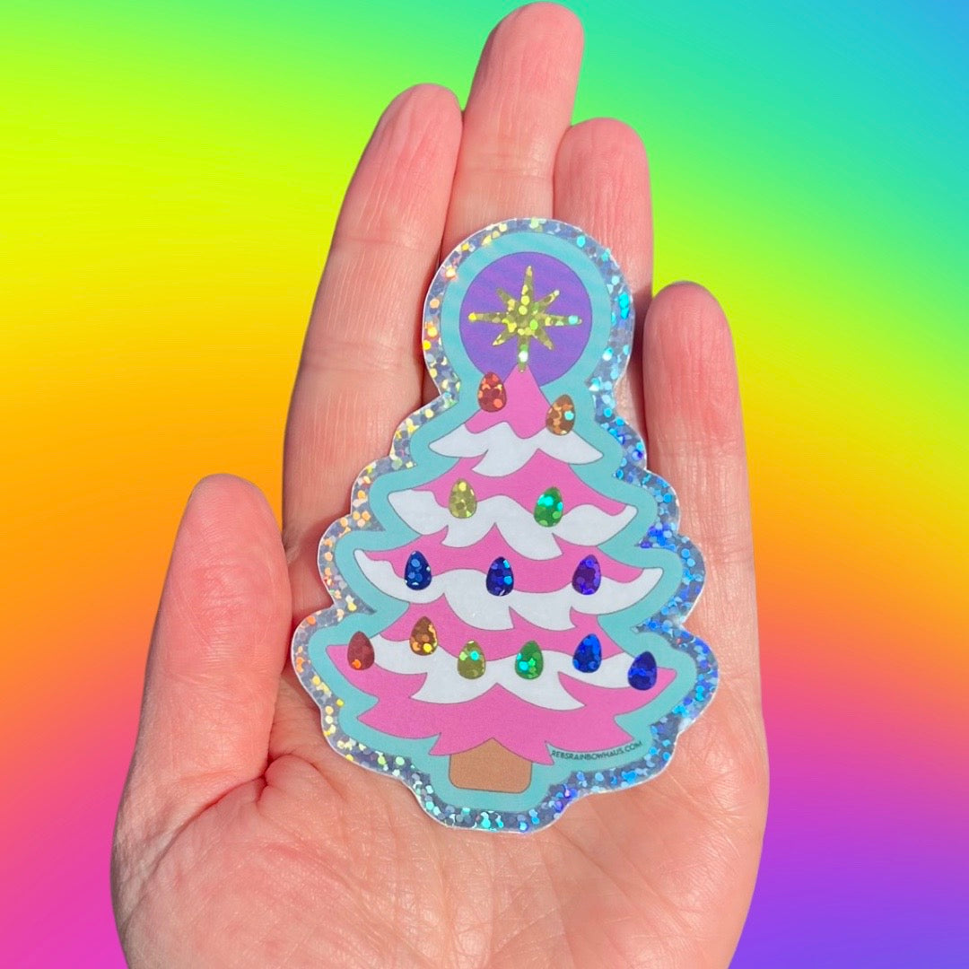 Pink Ceramic Tree Sticker