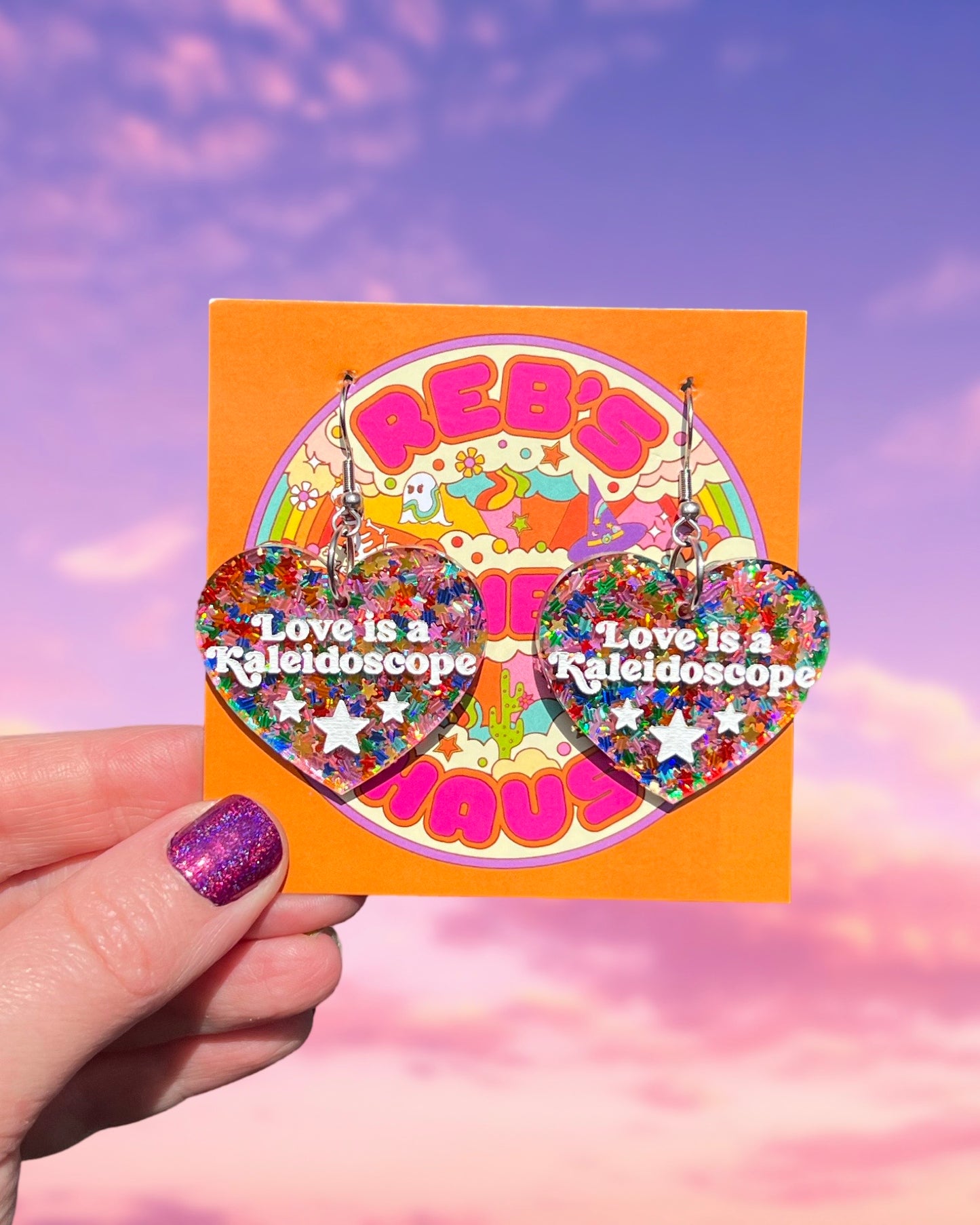 Rainbow Star Midwest Princess Earrings