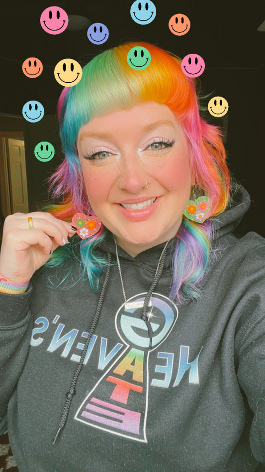 Y2K Flower Earrings (Zero Waste)