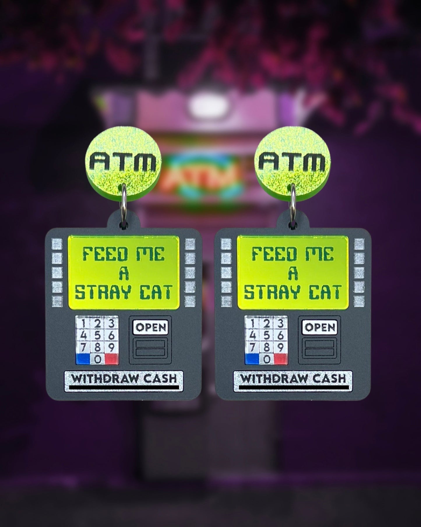 *PRE-ORDER* Feed Me A Stray Cat Earrings