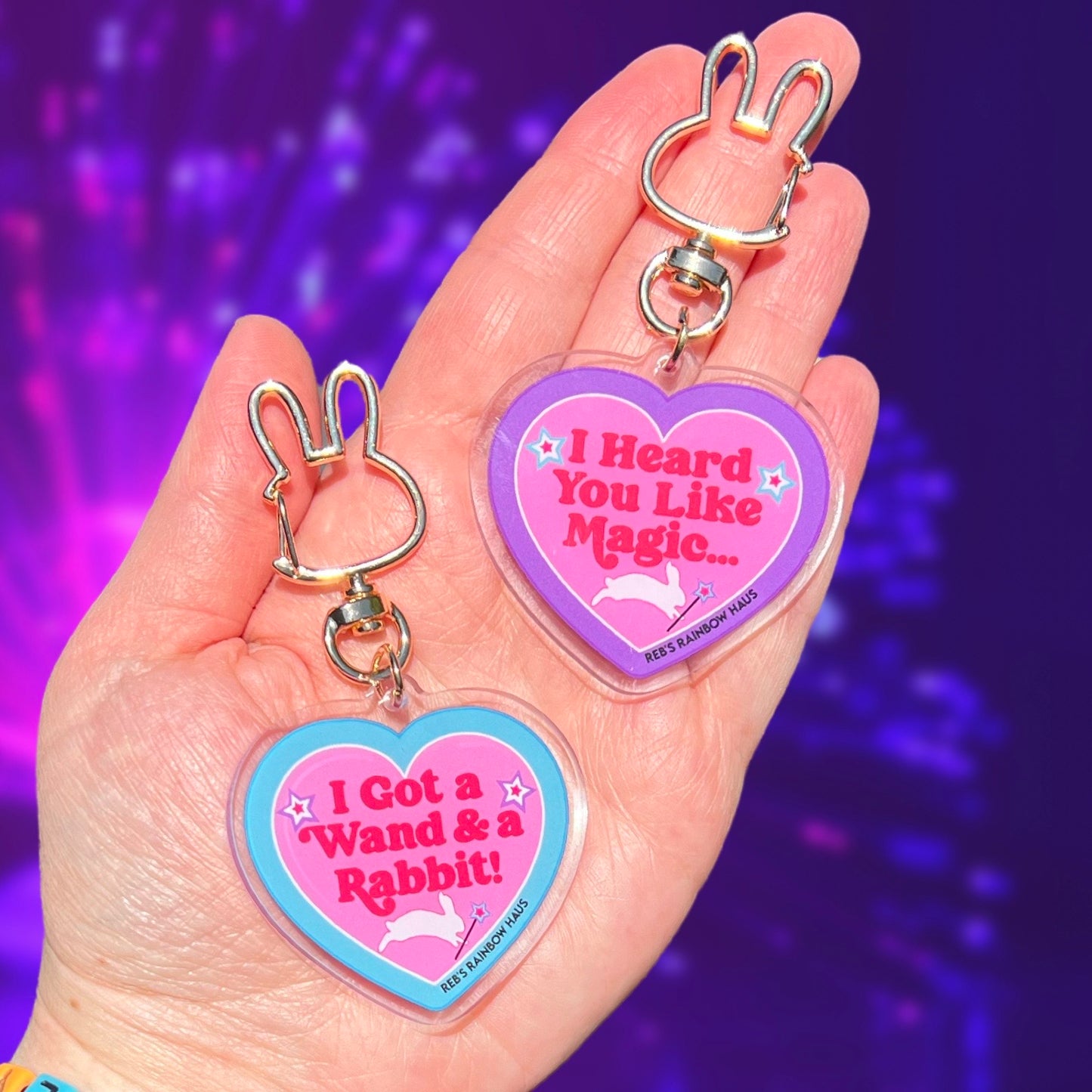 Red Wine Supernova Keychain