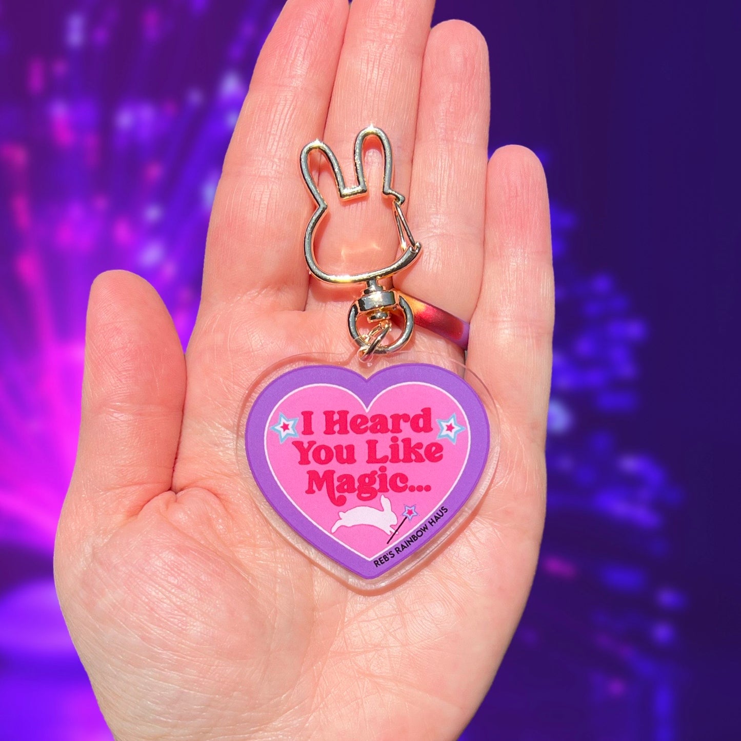 Red Wine Supernova Keychain