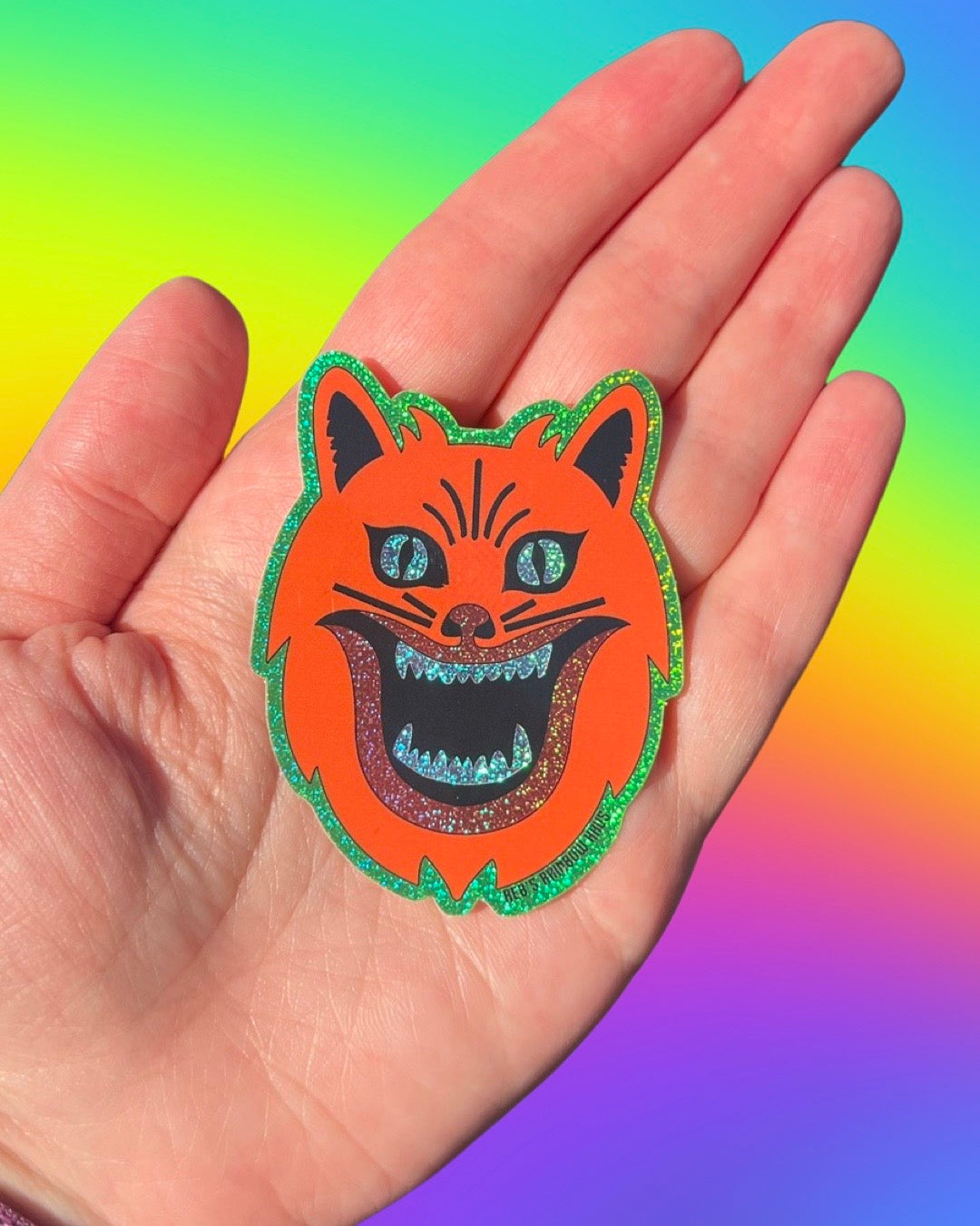 Orange Cat Sticker