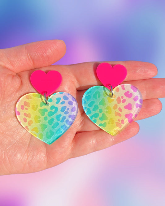 Double Heart Earrings
