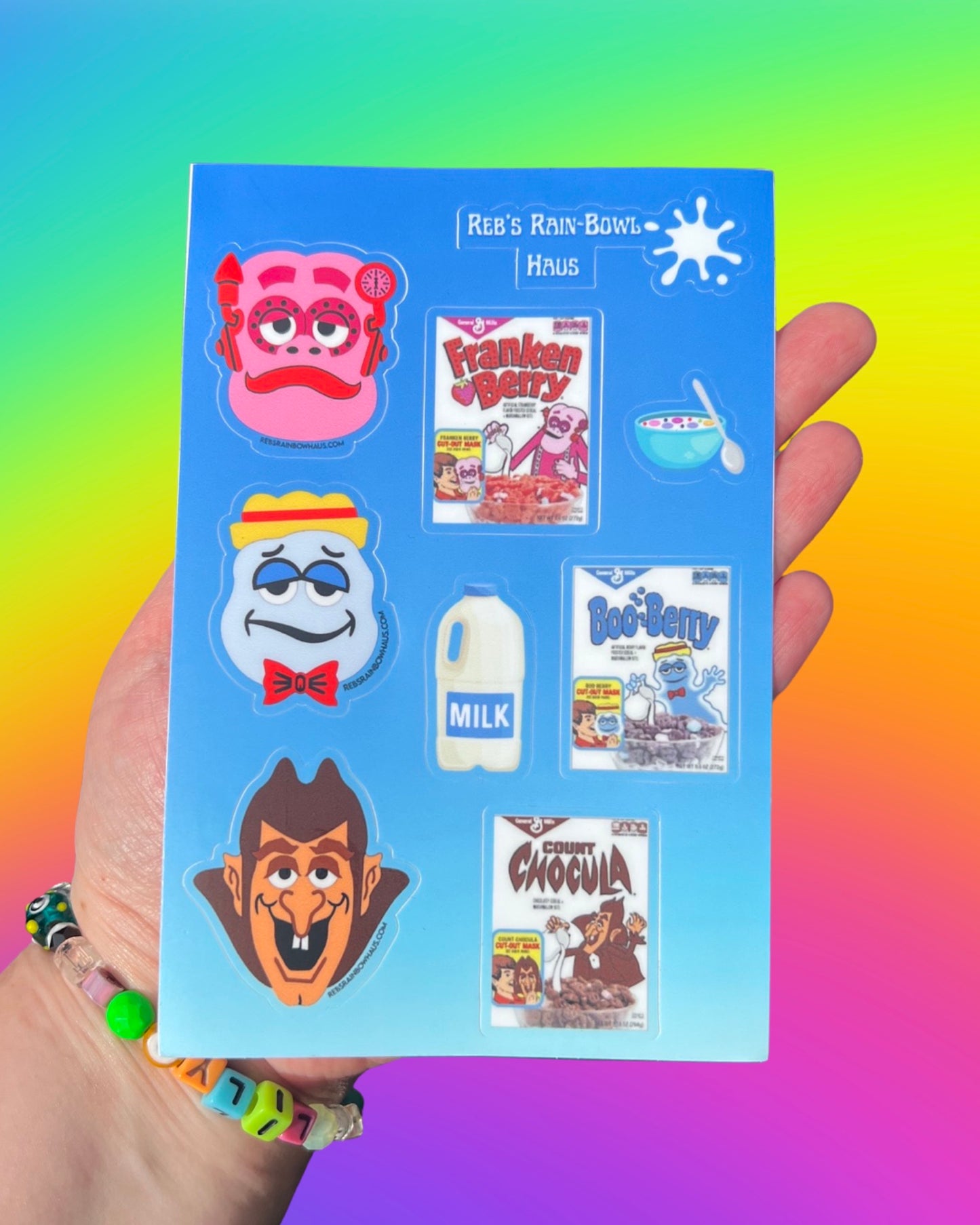 Monster Cereal Sticker Sheet