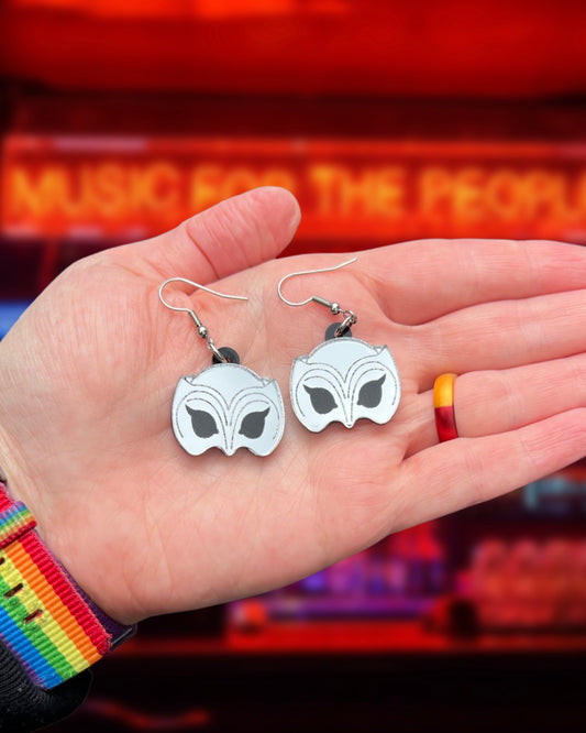 Phantom Mask Earrings
