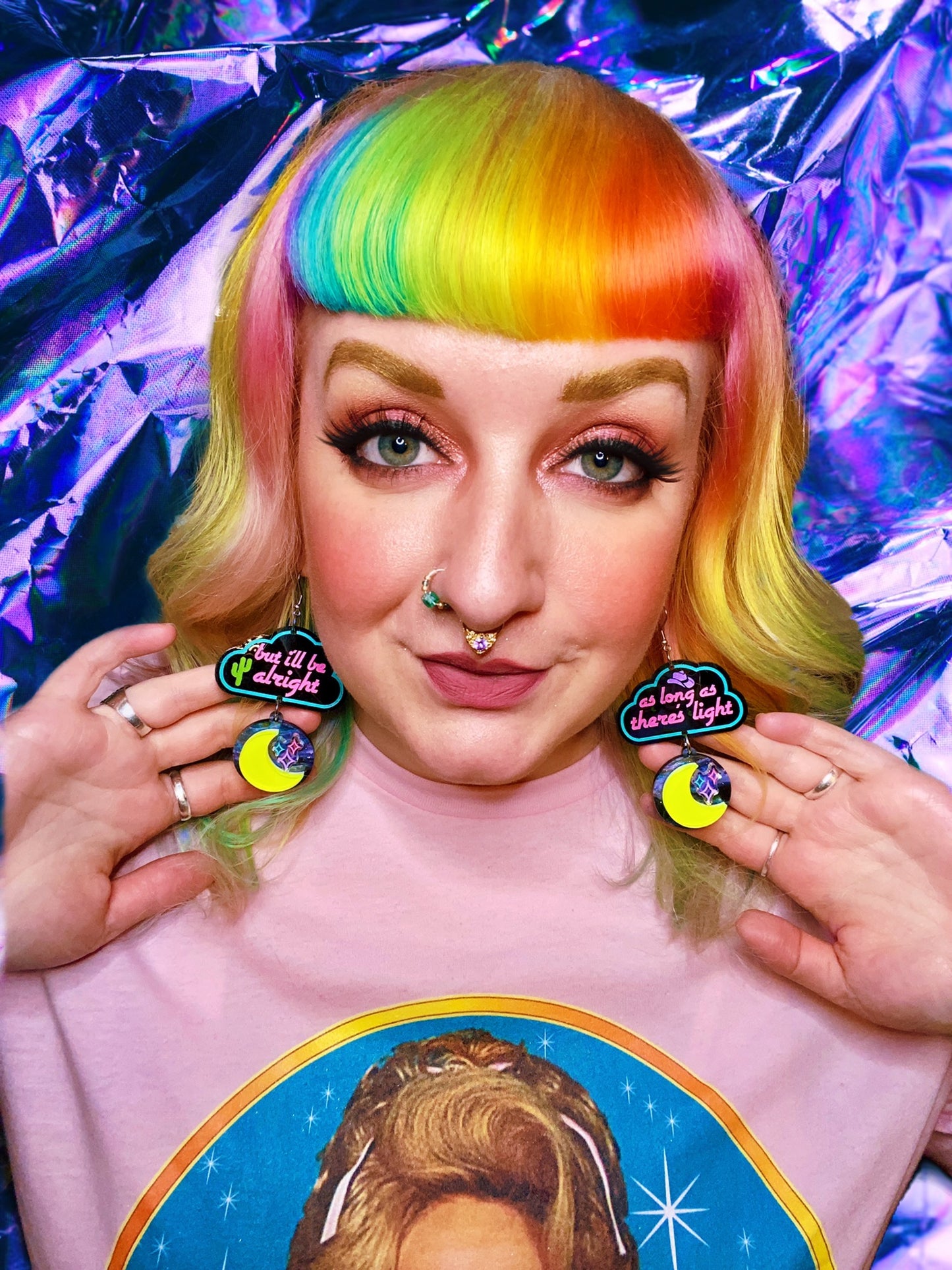 *PRE-ORDER* Neon Moon Earrings