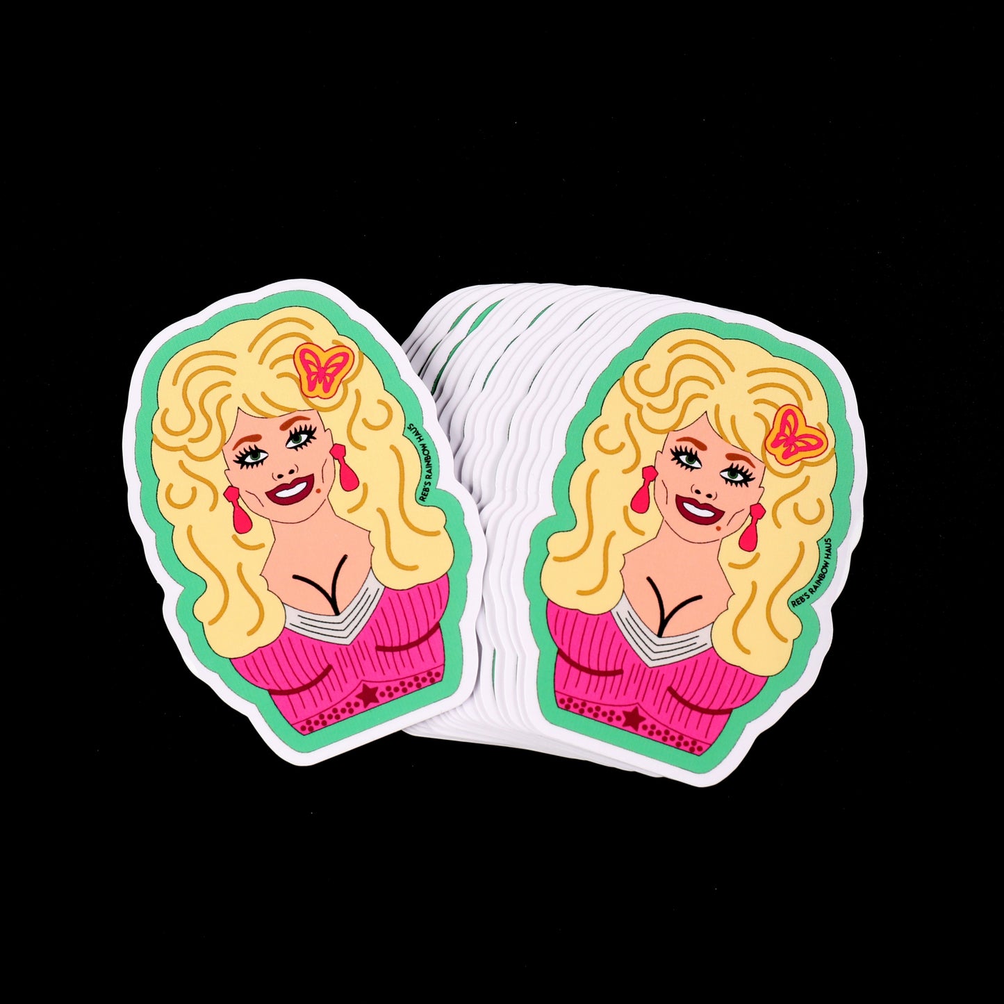 Diamond in a Rhinestone World Sticker
