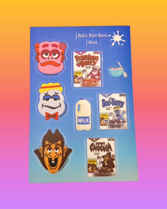 Monster Cereal Sticker Sheet