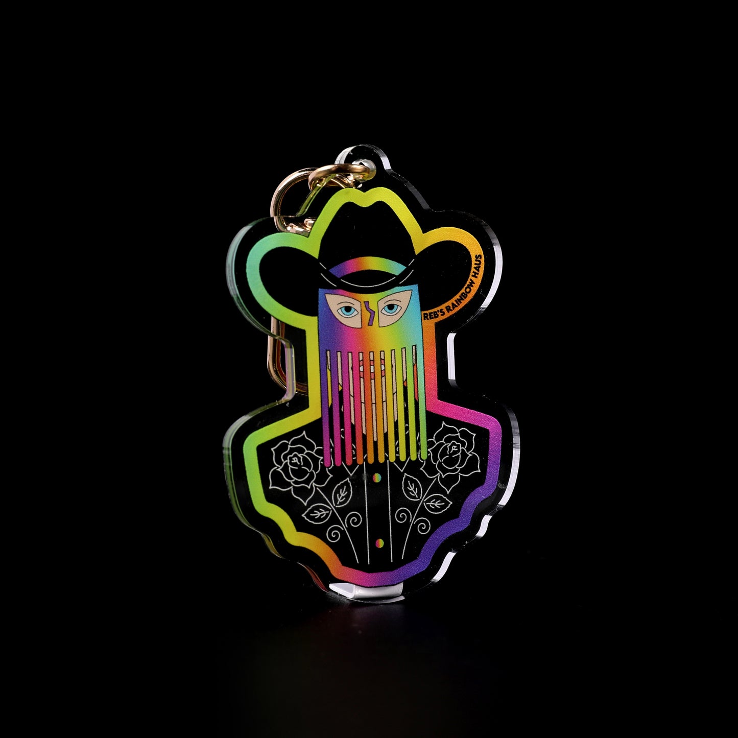 Queen of the Rodeo Keychain
