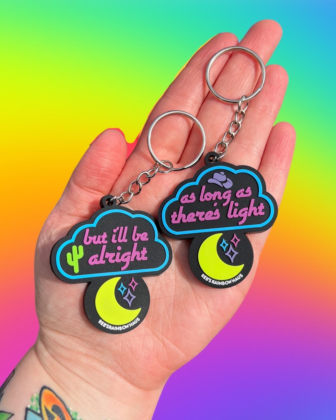 Neon Moon Keychain Bundle