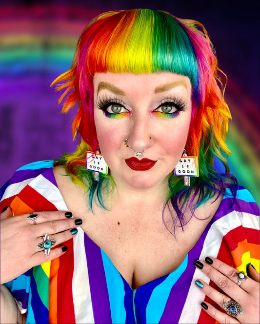 Gay Is Good Earrings