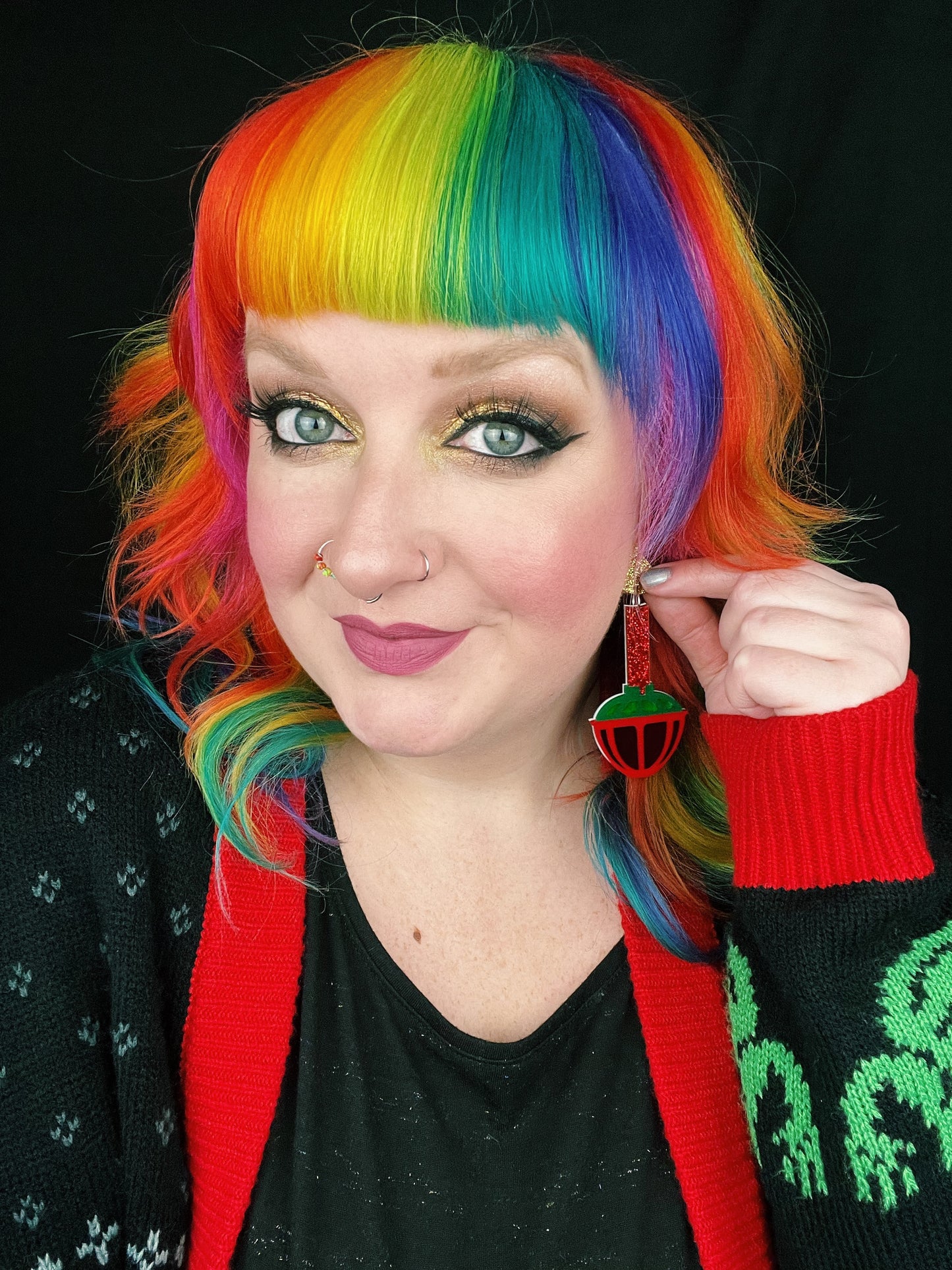 Mismatched Bubble Light Earrings