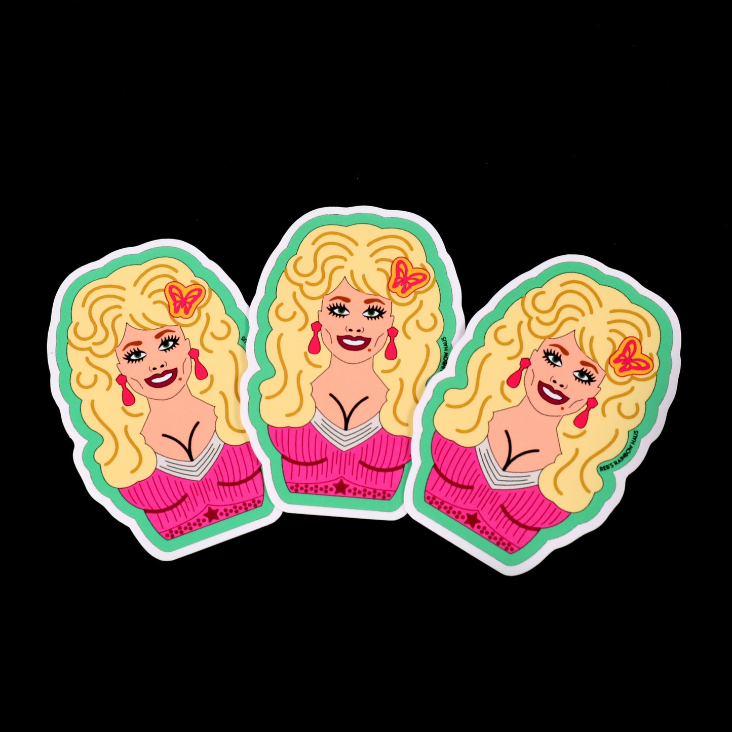 Diamond in a Rhinestone World Sticker