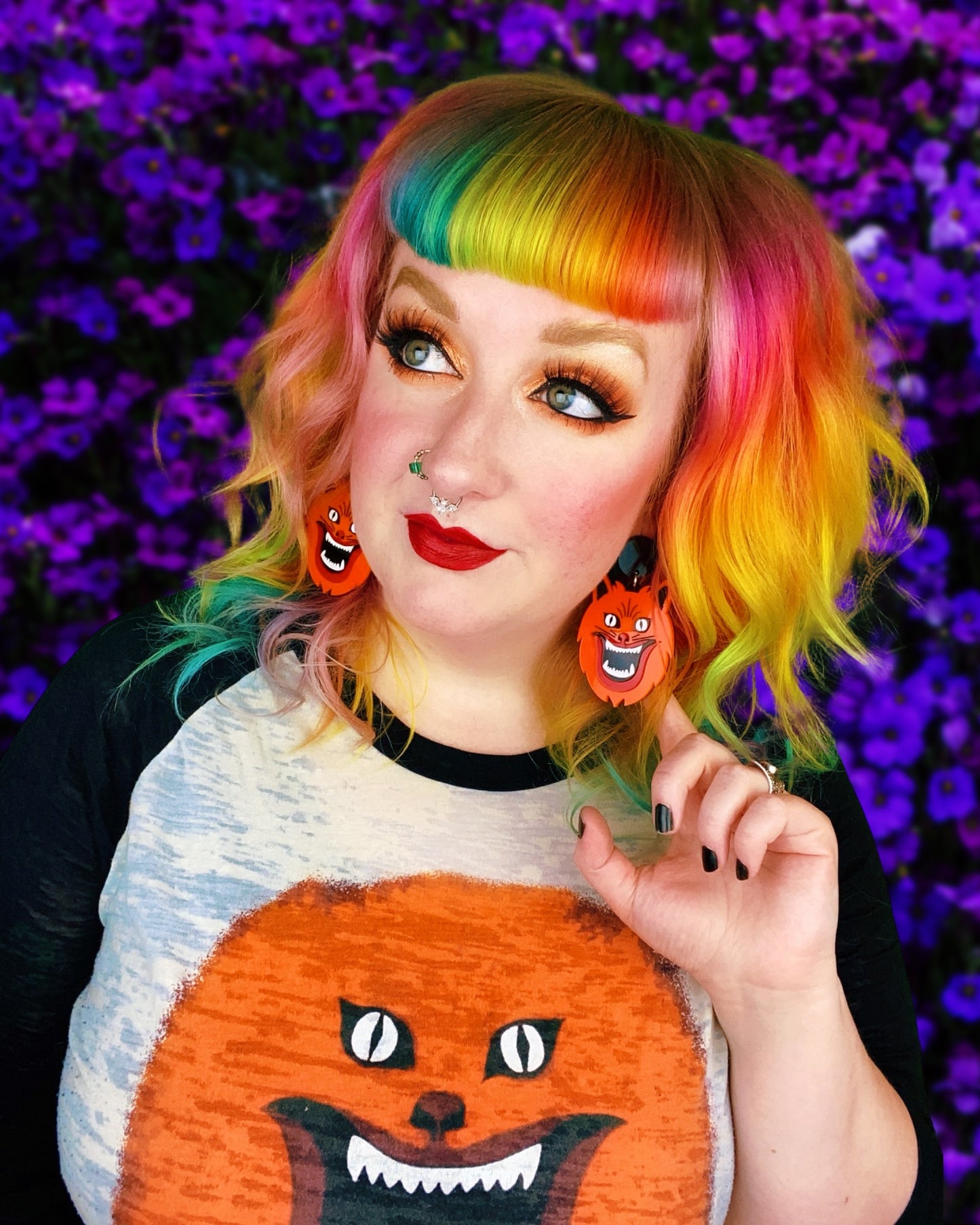 Classic Orange House Earrings
