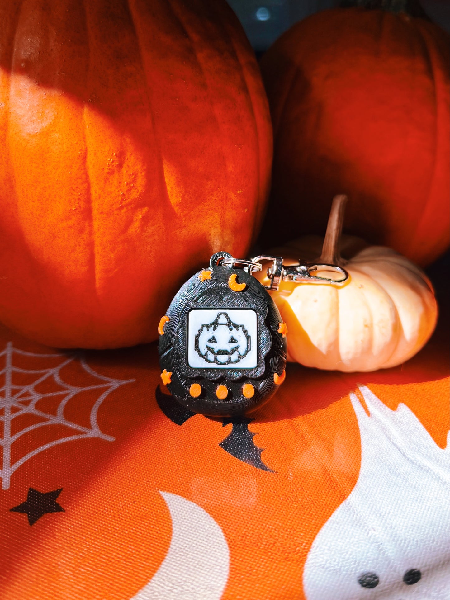 90s Virtual Pet Halloween Clicker Keychain