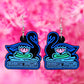 The OG Swan Label Earrings, Keychain, Brooch, or Magnet