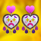 *PRE-ORDER* Sad Rodeo Clown Statement Earrings