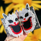 White Hausu Hair Claw