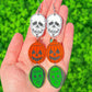 Halloween Mask Earrings