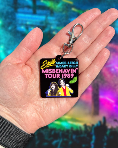 Still Misbehavin' Earrings, Keychain, or Magnet
