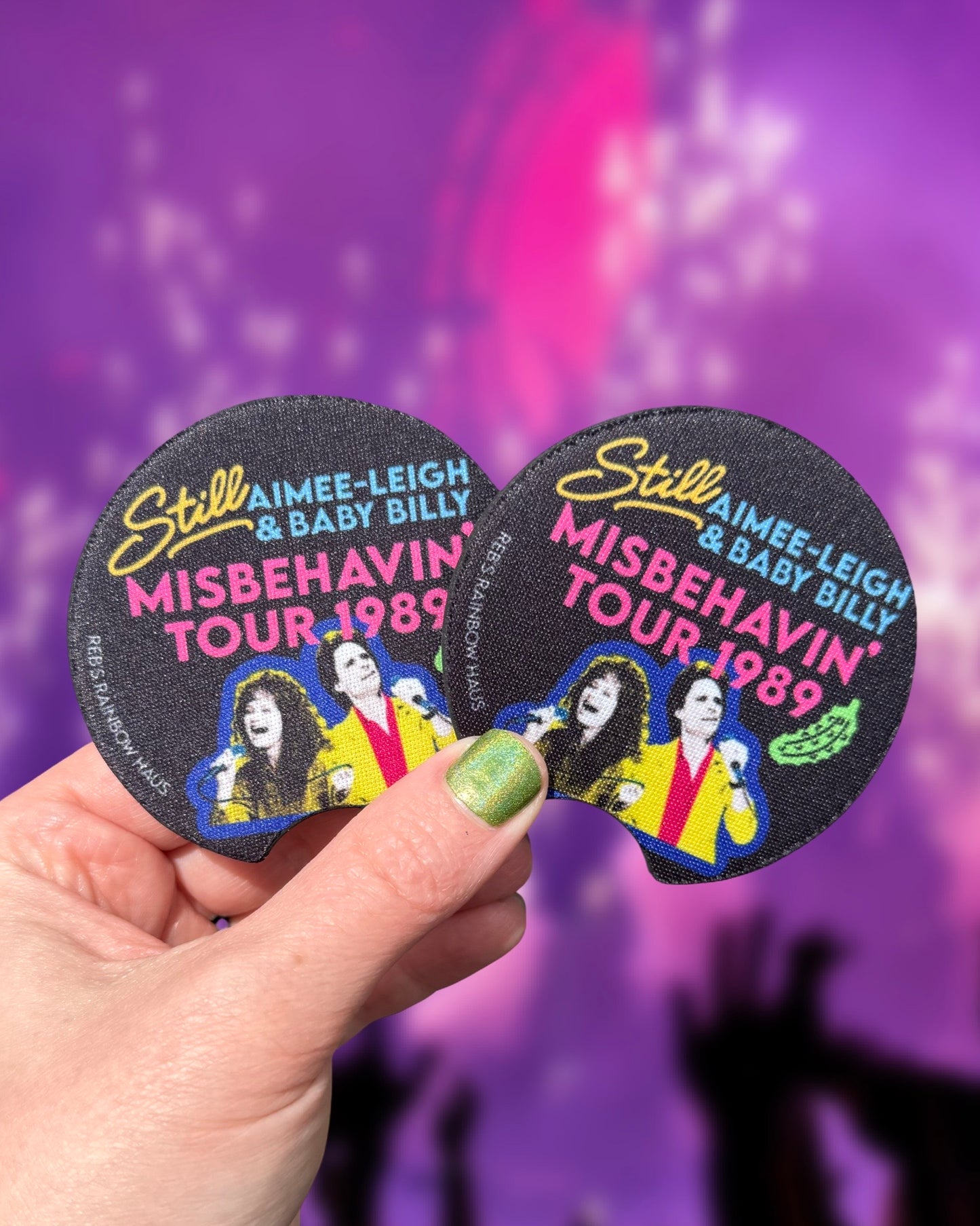 Still Misbehavin' Car Coasters