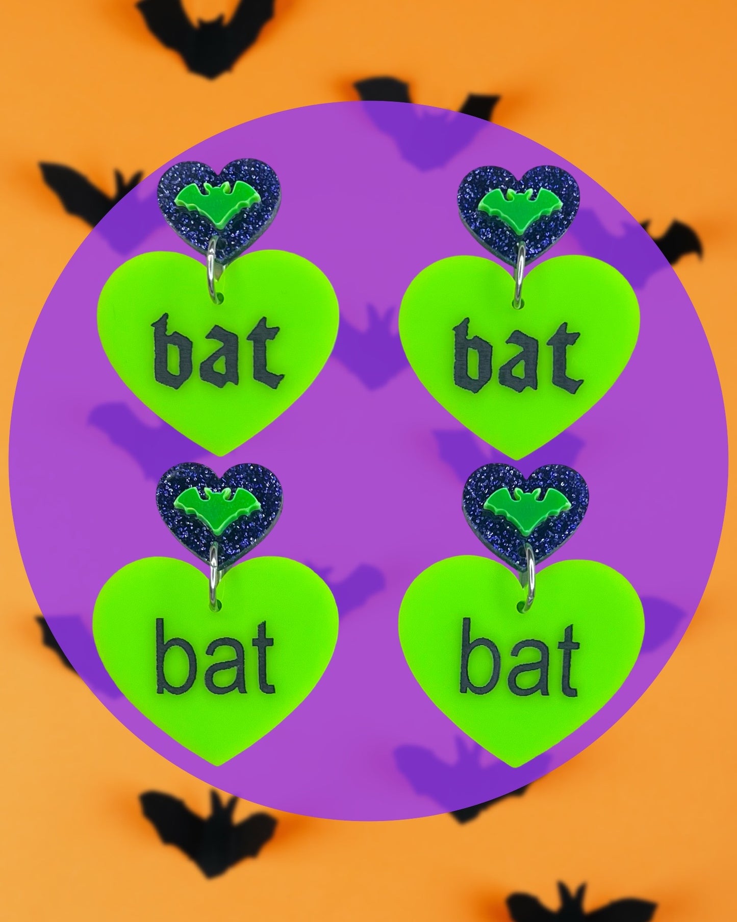 bat Earrings