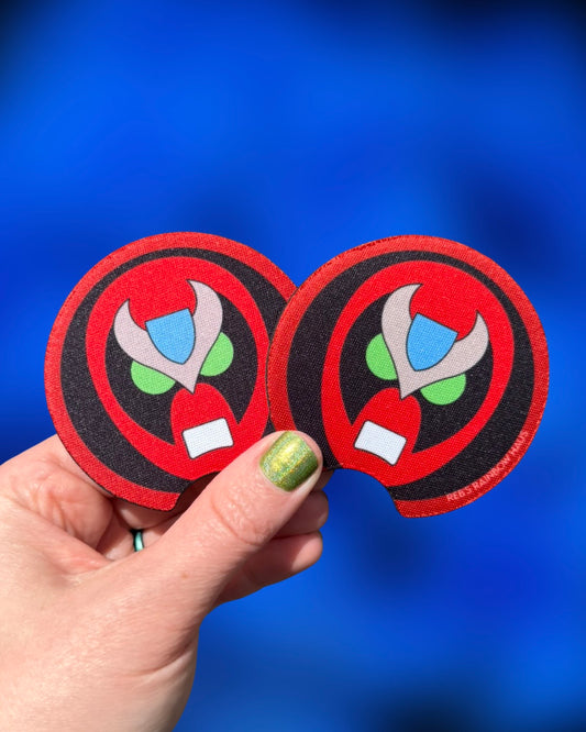 Strong Bad Car Coasters