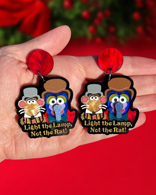 Not The Rat! Statement Earrings