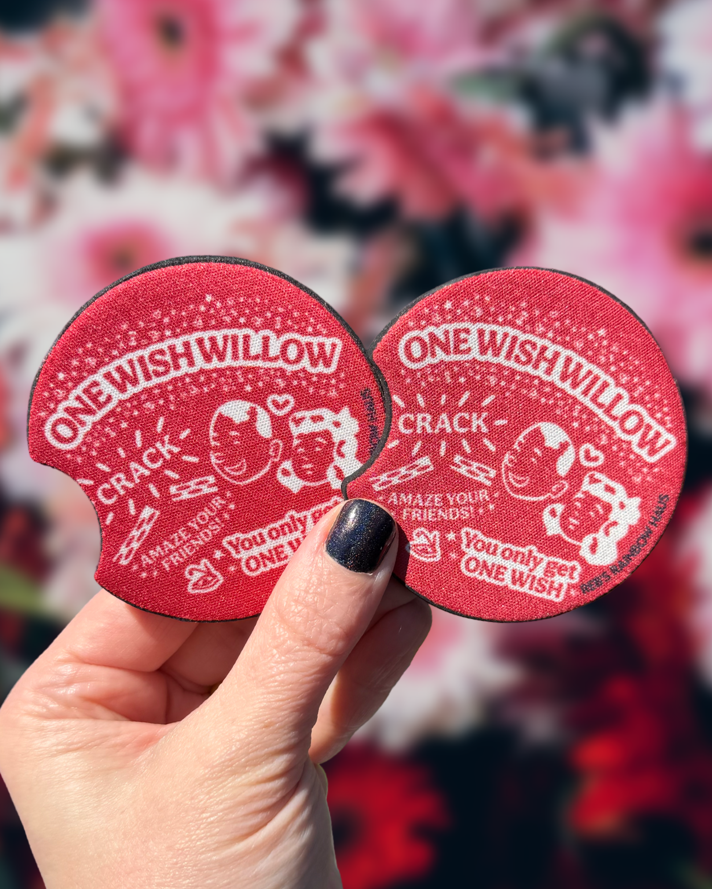 One Wish Willow Car Coasters (Set of 2)