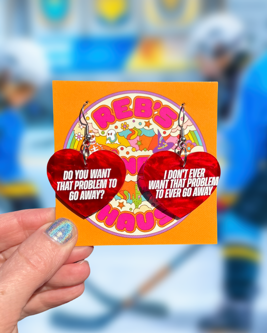 Hollanov Quote Earrings (Zero Waste)