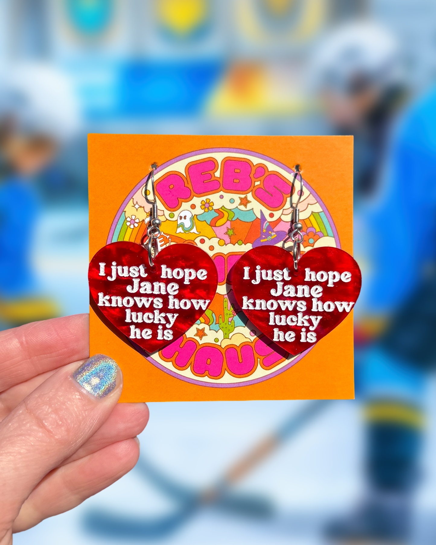 Hollanov Quote Earrings (Zero Waste)