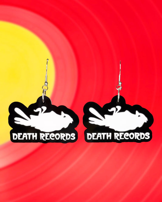 Death Records Earrings