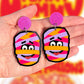 *PRE-ORDER* Fruit Brute and Yummy Mummy Earrings (Mismatched)