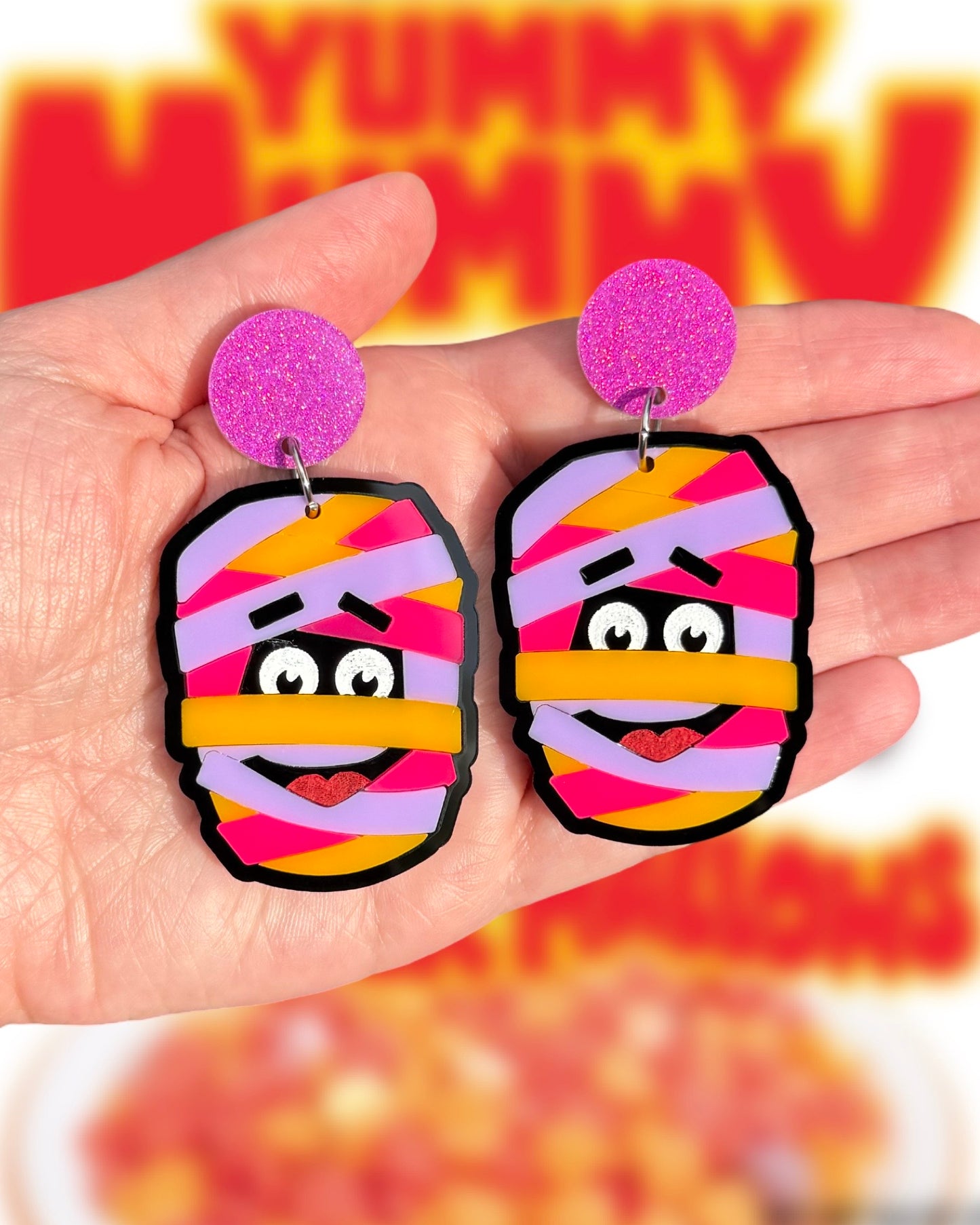 *PRE-ORDER* Fruit Brute and Yummy Mummy Earrings (Mismatched)