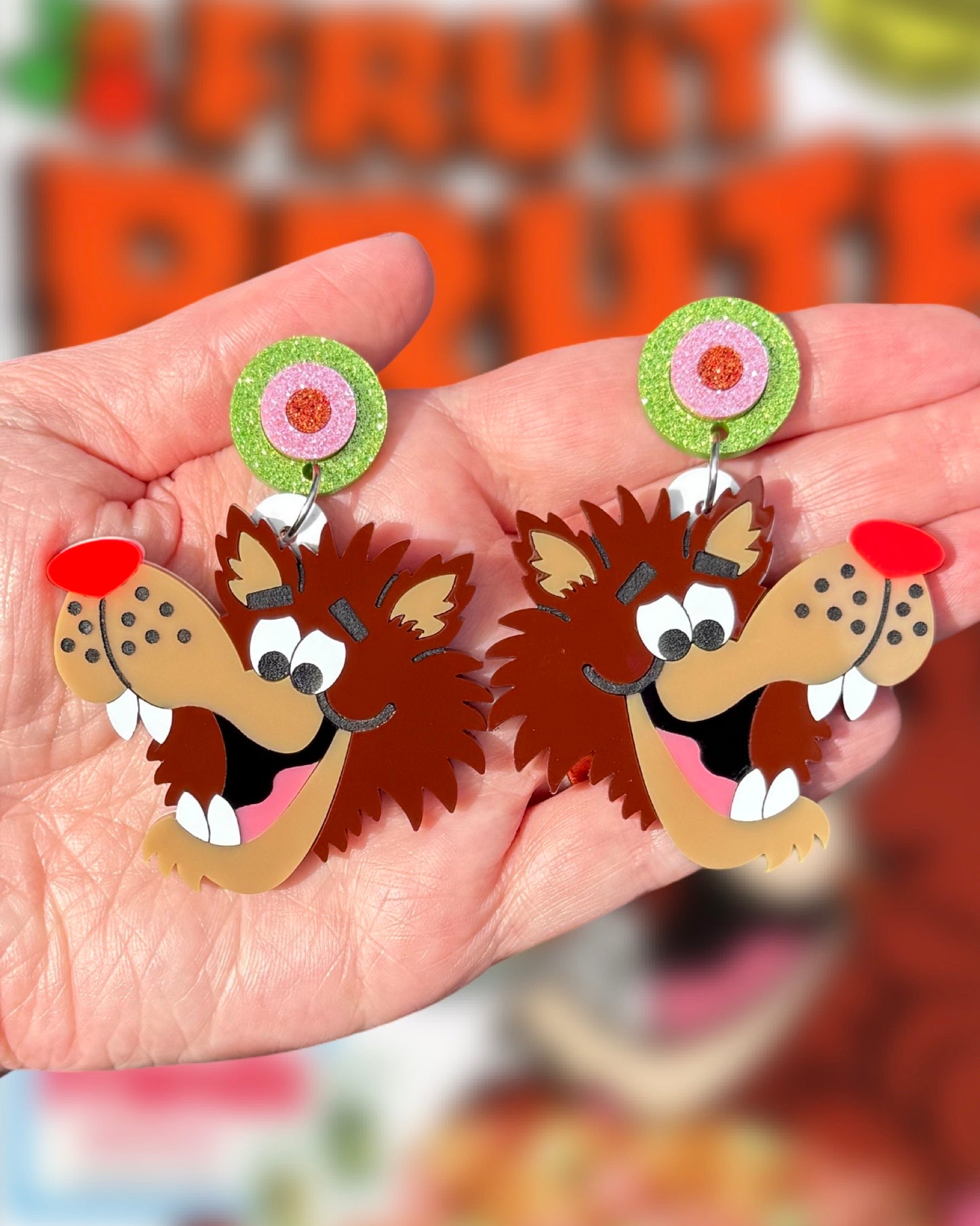 *PRE-ORDER* Fruit Brute and Yummy Mummy Earrings (Mismatched)