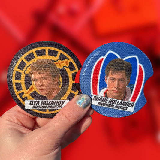 Team Logo Car Coasters (Set of 2)