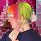 Pink Christmas Tree Hair Claw