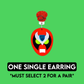 *PRE-ORDER* H★R Mix&Match SINGLE Earrings