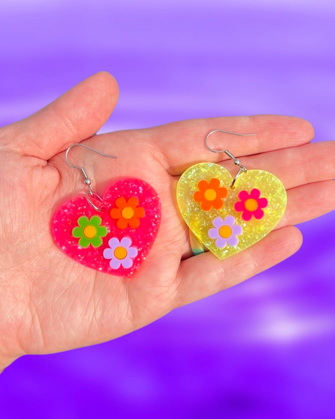 Y2K Flower Earrings (Zero Waste)